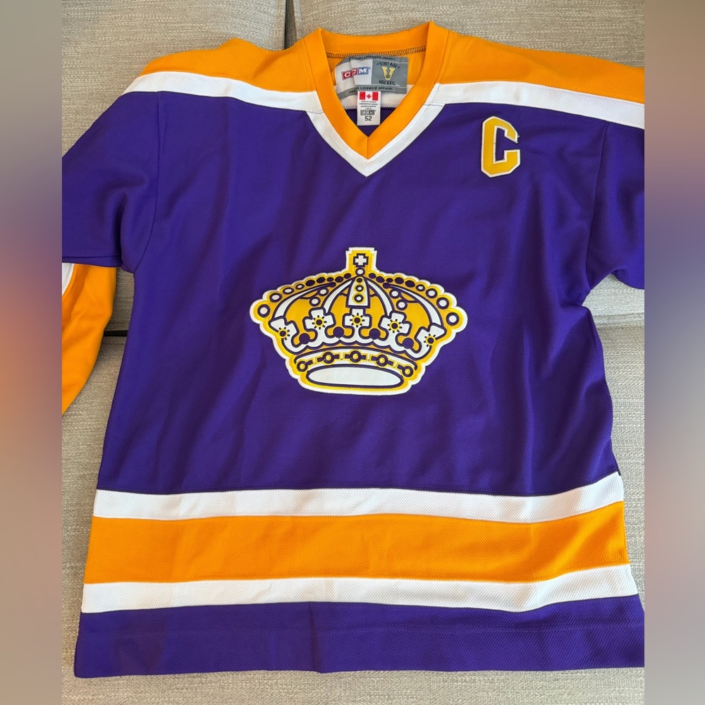 LA Kings Gretzky Jersey Size 52